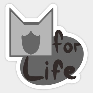 The Guardian Cats for Life Sticker